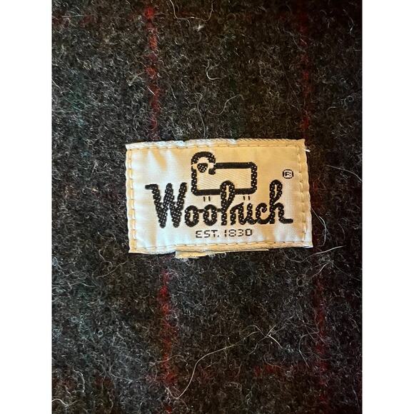 VINTAGE Woolrich Men's overalls. grey plaid. Hunting. Heavy. Outdoors adjustable - Picture 4 of 7